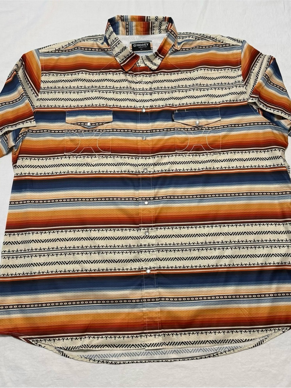 Hooey Men’s Striped Pearl Snap Shirt - western-pattern
